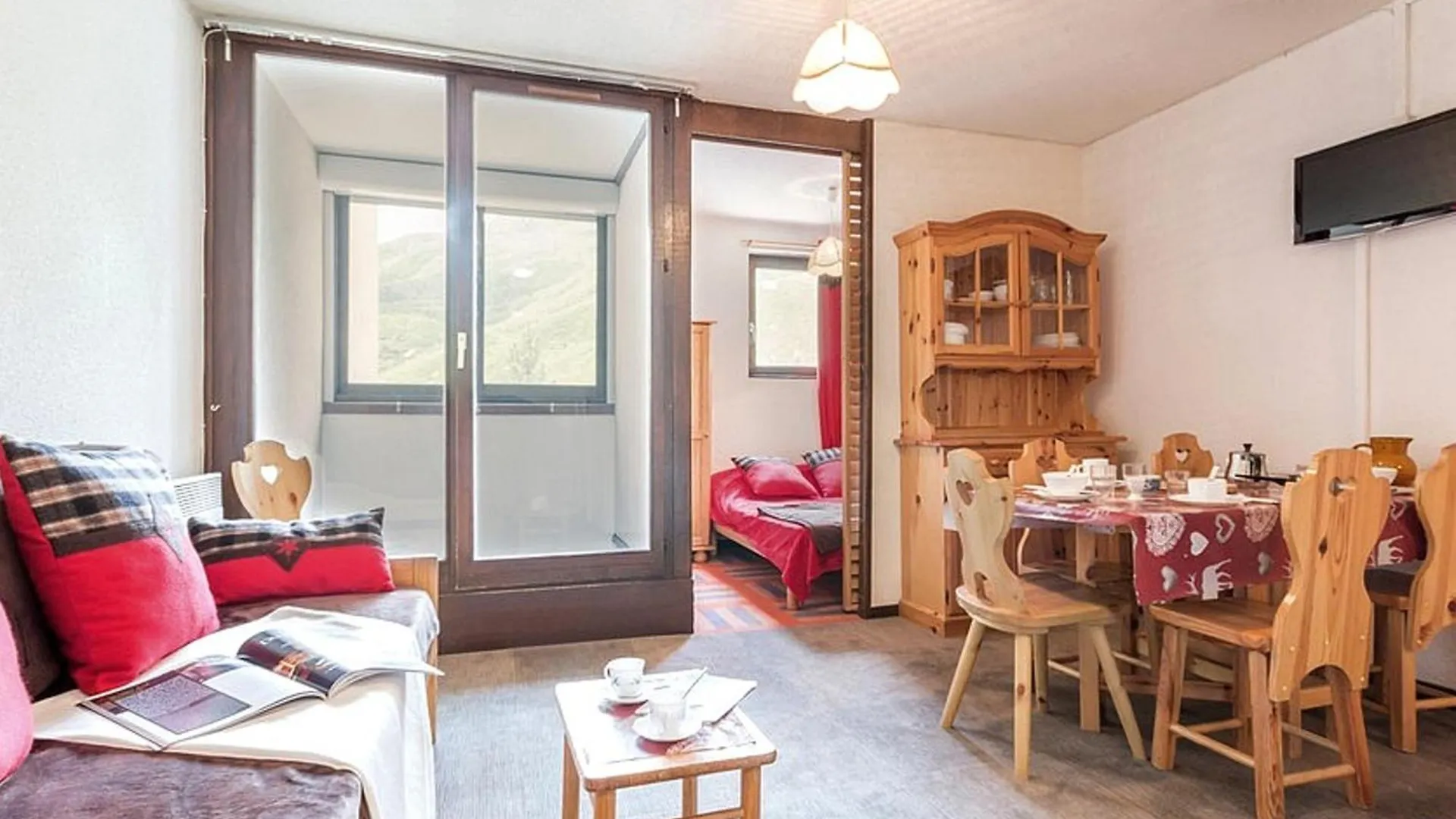 דירה סן-מרטין-דה-בלוויל Appartement 2 Pieces Avec Balcon, Depart Ski Aux Pieds, 4 Pers., Quartier Anime Des Bruyeres - Fr-1-344-834